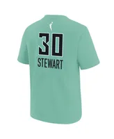 Big Boys and Girls Breanna Stewart Mint New York Liberty Rebel Edition Name and Number T-shirt