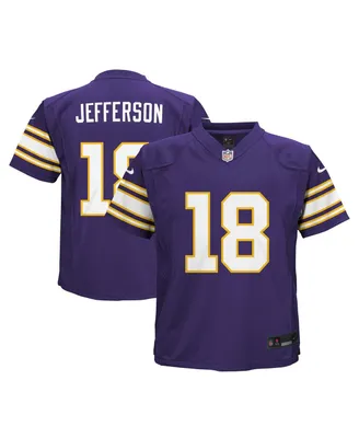 Infant Boys and Girls Nike Justin Jefferson Purple Minnesota Vikings Alternate Game Jersey