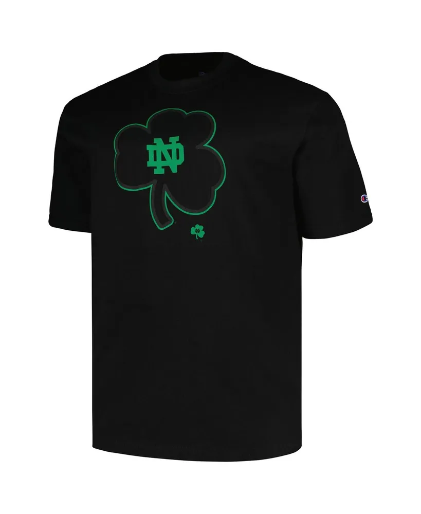 Men's Profile Black Notre Dame Fighting Irish Big and Tall Pop T-shirt