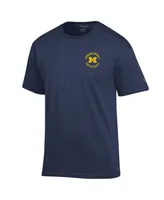 Men's Champion Navy Michigan Wolverines Football All-Time Wins Leader T-shirt