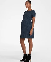 Seraphine Women's Stretch Tweed Maternity Dress