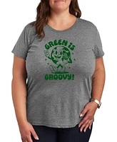 Hybrid Apparel Trendy Plus Size Earth Day Graphic T-shirt