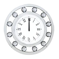 Simplie Fun Boffa Wall Clock In Mirro