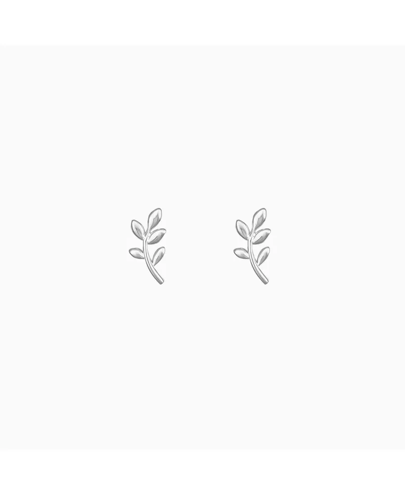 Olivia Leaf Stud Earrings