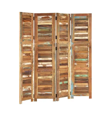 Room Divider 66.1" Solid Wood Reclaimed