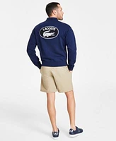 Lacoste Mens Varsity Jacket Logo Crewnck T Shirt Shorts