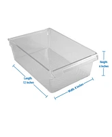 Kitchen Details Large Refrigerator Storage Bins, Set of 2