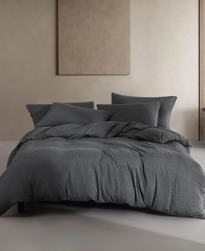 Calvin Klein Modern Cotton Melange Tencel Jersey 3 Piece Duvet Cover Set