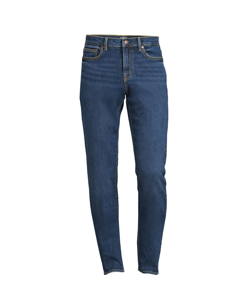 Lands' End Men's Recover 5 Pocket Slim Fit Denim Jeans