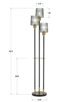 Pacific Coast Roman Floor Lamp