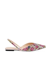 Betsey Johnson Women's Vance Rhinestone Slingback Evening Flats