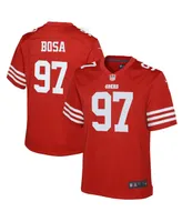 Big Boys Nike Nick Bosa Scarlet San Francisco 49ers Game Jersey