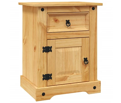 Bedside Cabinet Mexican Pine Corona Range 20.9"x15.4"x26