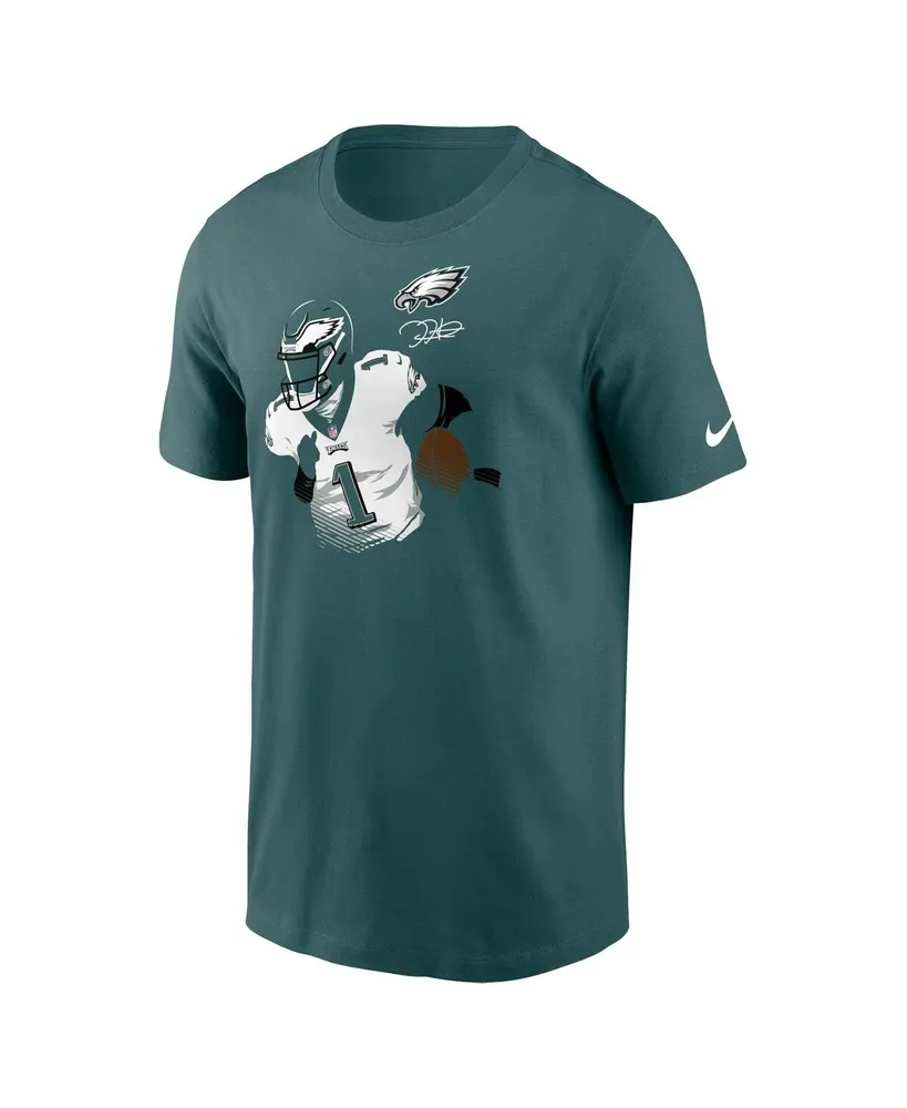 Men's Nike Jalen Hurts Midnight Green Philadelphia Eagles Player Graphic T-shirt