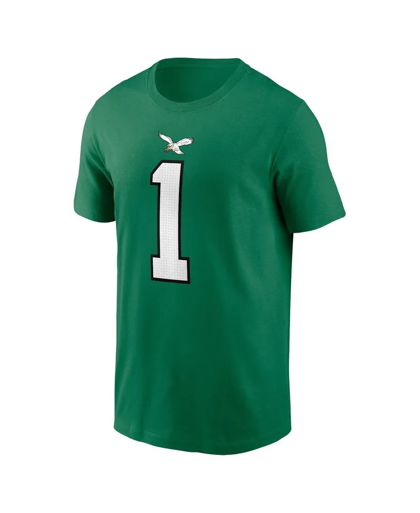 Big Boys Nike Jalen Hurts Kelly Green Philadelphia Eagles Player Name and Number T-shirt