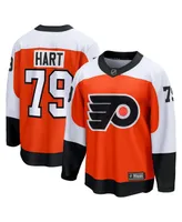 Men's Fanatics Carter Hart Burnt Orange Philadelphia Flyers Home Premier Breakaway Player Jersey