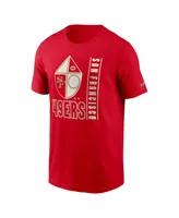 Men's Nike Scarlet San Francisco 49ers Lockup Essential T-shirt