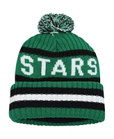 Men's '47 Brand Kelly Green Dallas Stars Bering Cuffed Knit Hat with Pom