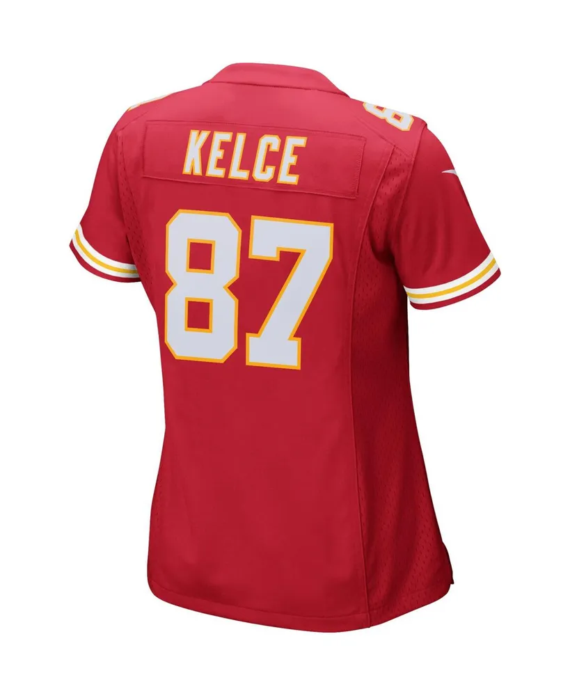 Women's Nike Travis Kelce Red Kansas City Chiefs Game Jersey