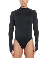 Nike Women's Hydralock Fushion Long Sleeve One Piece Swimsuit