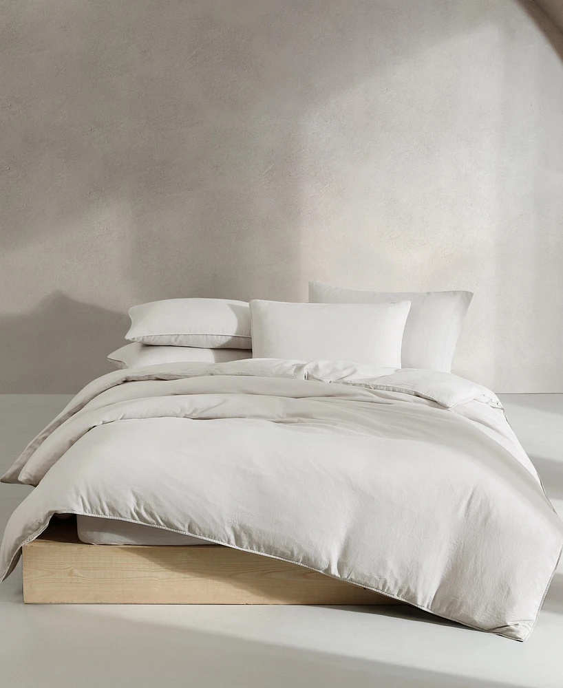 Calvin Klein Soft Linen 3 Piece Duvet Cover Set