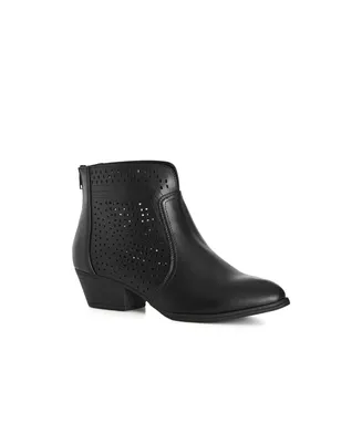 Women's Wide Fit Marlow Ankle Boot - black