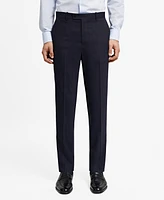 Mango Men's Slim Fit Cool Wool Dress Pants