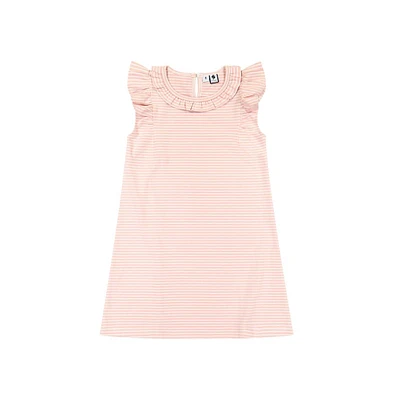 Girls Colette Ruffle Sleeve Dress