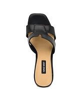 Nine West Women's Griselda Block Heel Slip-On Dress Sandals