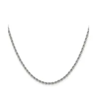 Chisel Stainless Steel Polished Rope Chain Necklace