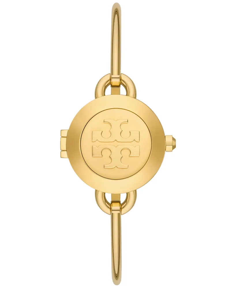 Tory Burch Women's The Miller Gold-Tone Stainless Steel Bangle Bracelet Watch 27mm Gift Set