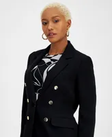 Bar Iii Women's Faux Double-Breasted Blazer, Created for Macy's