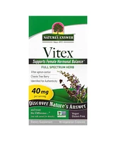 Nature's Answer Vitex Agnus-Castus Chaste Tree Berry 40 mg - 90 Vegetarian Capsules - Assorted Pre