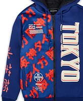 Reason Men's Tokyo Zip Up Sherpa Hoodie