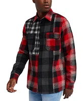 Reason Men's Panel Long Sleeves Overshirt