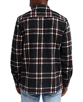 Reason Men's Spliced Long Sleeves Overshirt