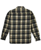 Reason Men's Spliced Long Sleeves Overshirt