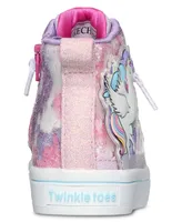 Skechers Toddler Girls Twinkle Toes Twi-Lites 2.0 Light Up Casual Sneakers from Finish Line