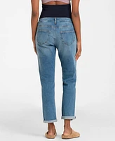 Seraphine Women's Maternity Ripped Boyfriend Jeans