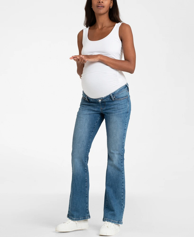 Seraphine Women's Maternity Cotton Bootcut Maternity Jeans