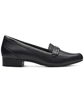 Clarks Women's Juliet Bay Woven-Strap Loafer Flats