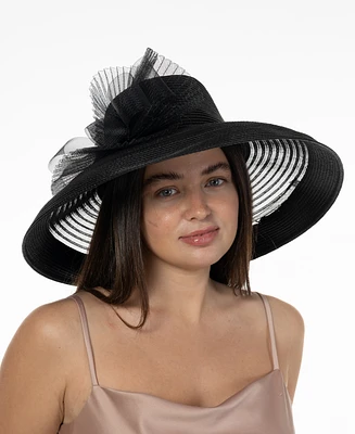 Bellissima Millinery Collection Women's Romantic Profile Dressy Hat