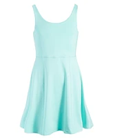 Id Ideology Big Girls Solid Flounce Active Sleeveless Dress, Created for Macy's