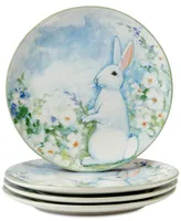 Certified International Easter Morning Dinner Plates Set of 4