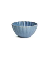 Sango Frill Reactive Stoneware 12 Pc. Dinnerware Set, Service for 4