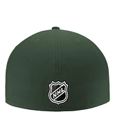 Men's Fanatics Green Minnesota Wild Core Primary Logo Fitted Hat