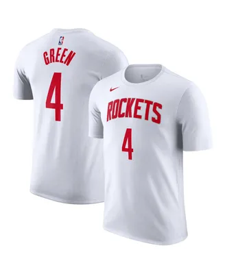 Men's Nike Jalen Green White Houston Rockets 2022/23 Name and Number T-shirt