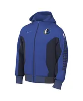 Men's Nike Blue Dallas Mavericks 2023/24 Authentic Showtime Full-Zip Hoodie