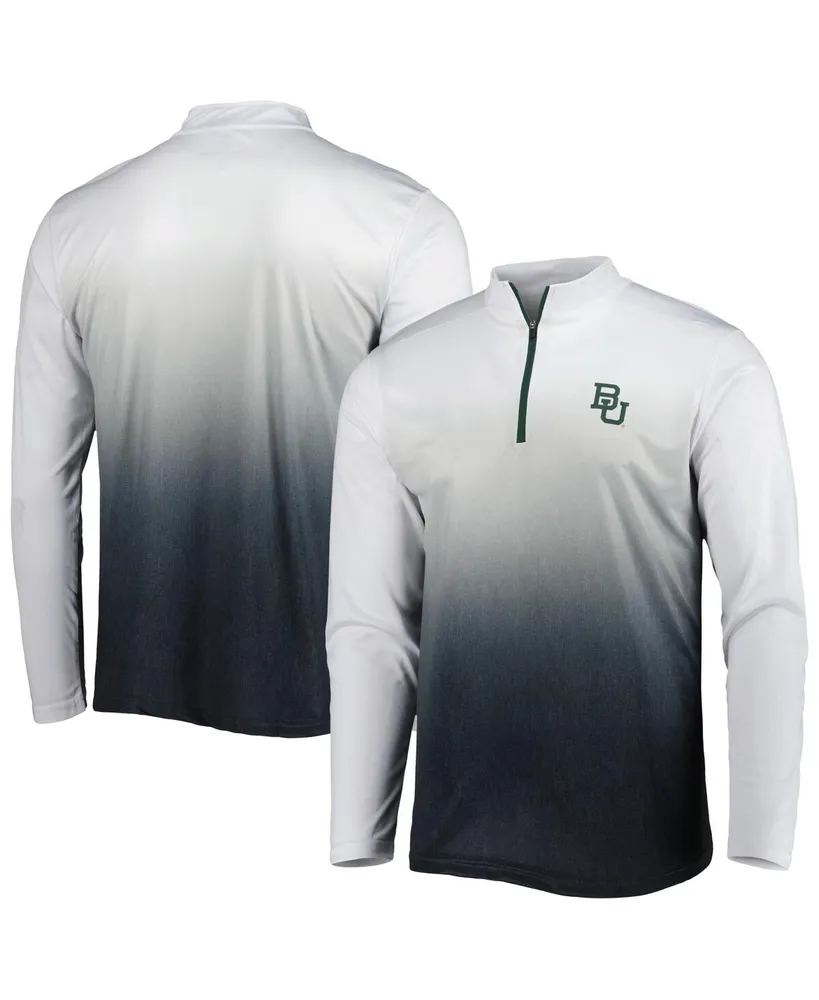 Men's Colosseum Gray Baylor Bears Team Magic Quarter-Zip Jacket