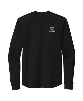 Men's Dunbrooke Black New Orleans Saints Cavalier Long Sleeve T-shirt